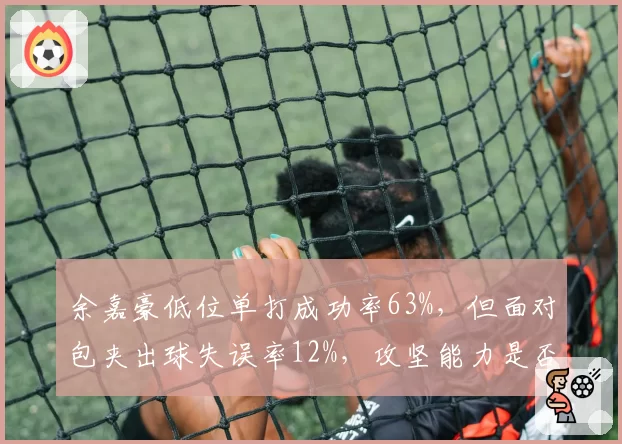 余嘉豪低位单打成功率63%，但面对包夹出球失误率12%，攻坚能力是否被高估？